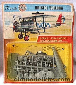 Airfix 1/72 Bristol Bulldog IIA  - Blister Pack, 01055 3 plastic model kit
